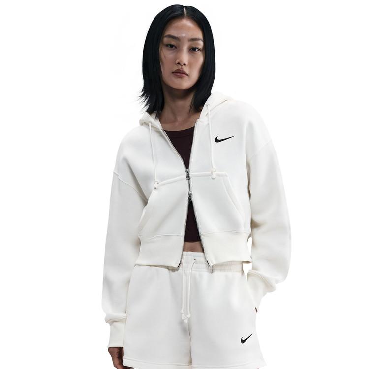 ナイキ NIKE ウィメンズ NSW PHNX クロップ フルジップ フリース L/S フーディ ウィメンズ ルーズ フルジップ クロップ パーカー HV2427-133 レディース NIKE（ナイキ） ウィメンズ NSW PHNX クロップ フルジップ フリース L