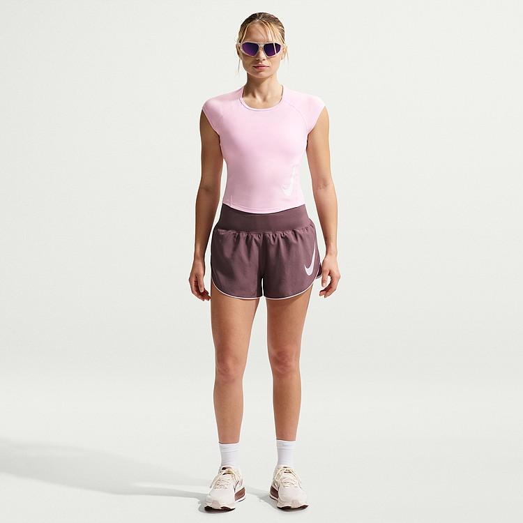 NIKE（ナイキ） ウィメンズ テンポ スウッシュ ラン DF S/S トップ