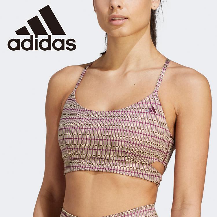 adidas（アディダス） W YOGA AOP ライトサポートブラ IKQ36-IL6699