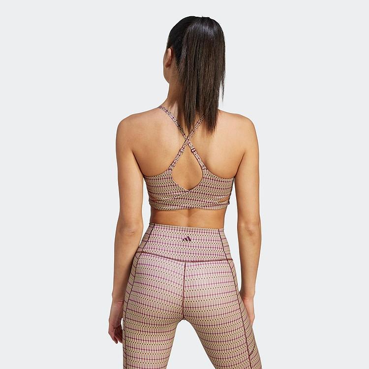 adidas（アディダス） W YOGA AOP ライトサポートブラ IKQ36-IL6699