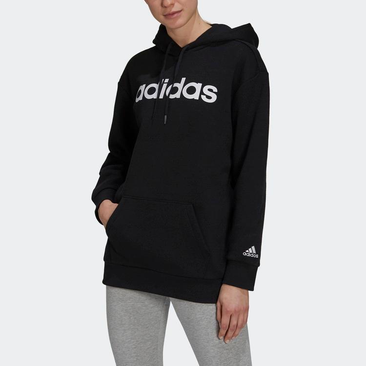 adidas（アディダス） W ESS リニア 裏起毛 スウェットパーカー IXV21