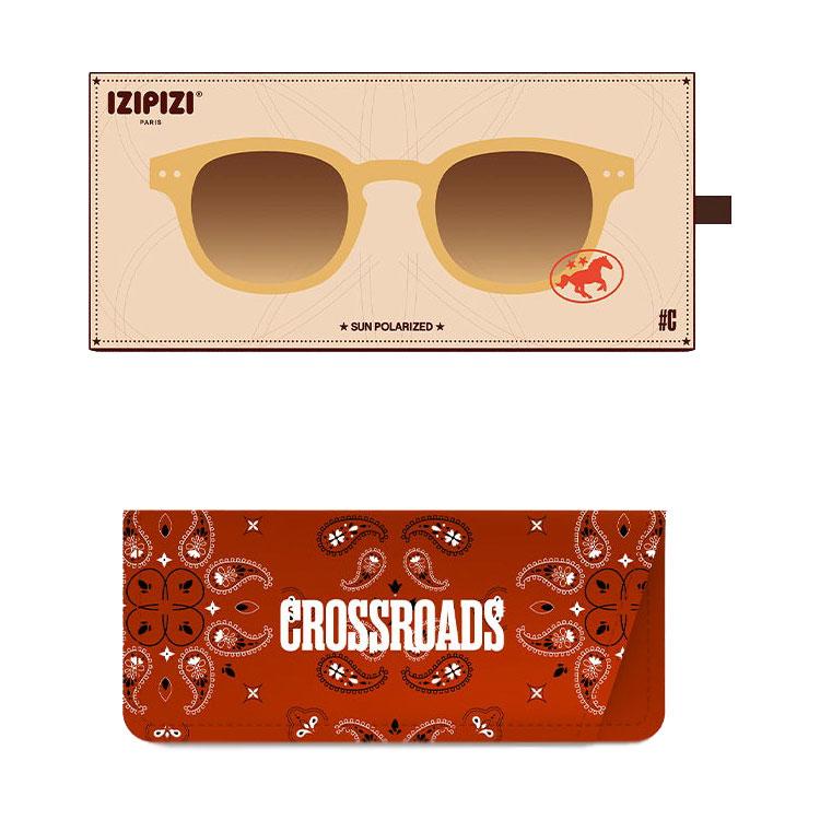 IZIPIZI（イジピジ） サングラス CROSSROADS SUN #C Golden Canyon IZ