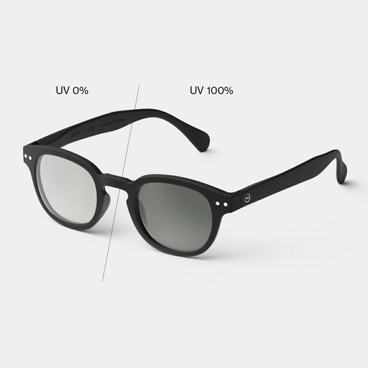 IZIPIZI イジピジ サングラス 調光レンズ SUN LIGHT ADAPTIVE #C BLACK IZ-372 メンズ レディースの画像
