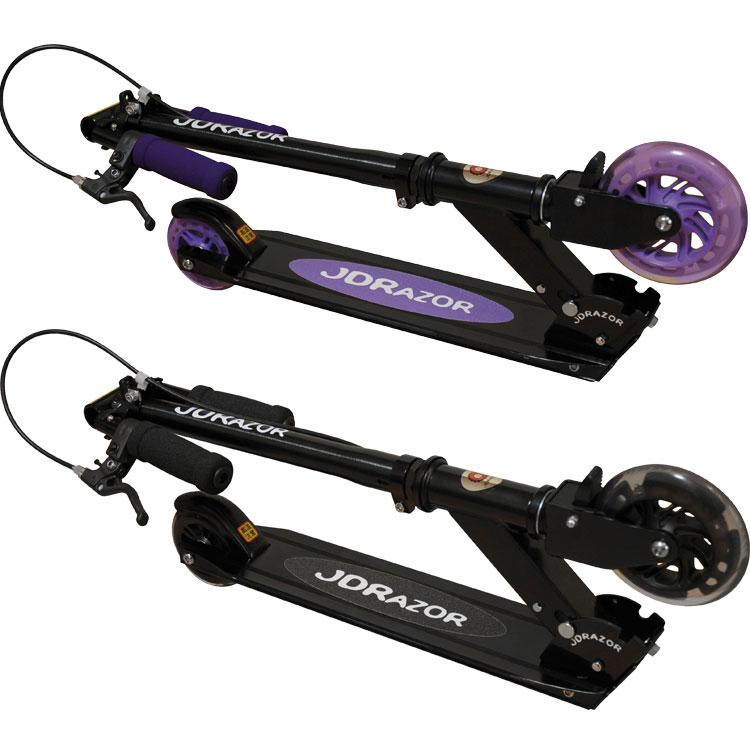 JD RAZOR JDGRIT キックボード キックスケーター ブレーキ付き 走ると