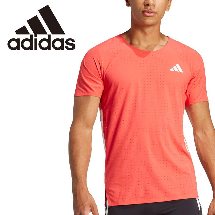 adidas ランニングシャツ各種 アディダス メンズ 陸上/ランニング 半袖Tシャツ アディゼロ