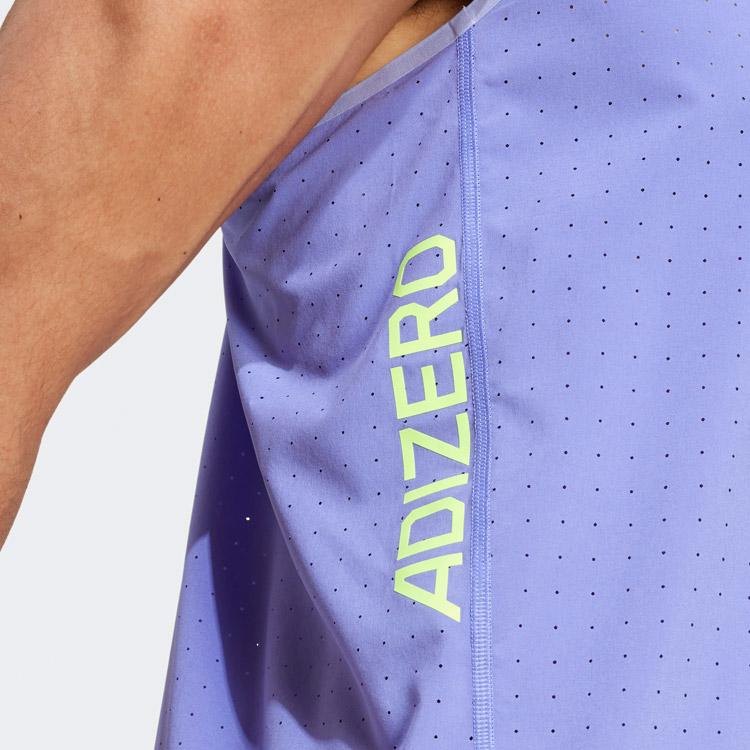 ■新品 adidas ADIZERO シングレット 紫M タンクトップ■ adidas Adizero Running Tank Top - Purple | Free Shipping