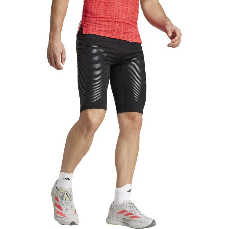 F*n様 adizero ブラック 陸上用パンツ ストライプ　アディダレギンス F*n様 adizero ブラック 陸上用パンツ ストライプ アディダレギンス
