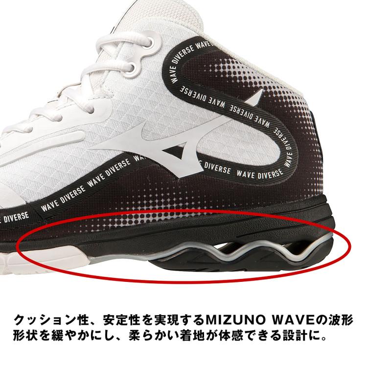 ミズノ MIZUNO フィットネスシューズ ウエーブダイバース DE 2 フィットネス K1GF237401 メンズ レディース ユニセックス シューズの画像