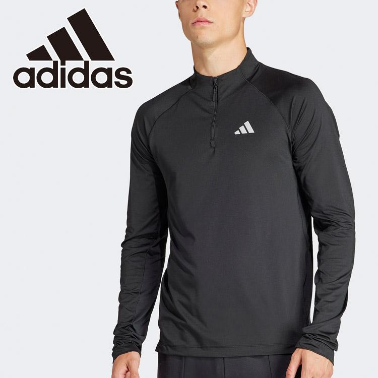 adidas（アディダス） M GYM+ クウォーターZIPトップ KLV84-IP4468