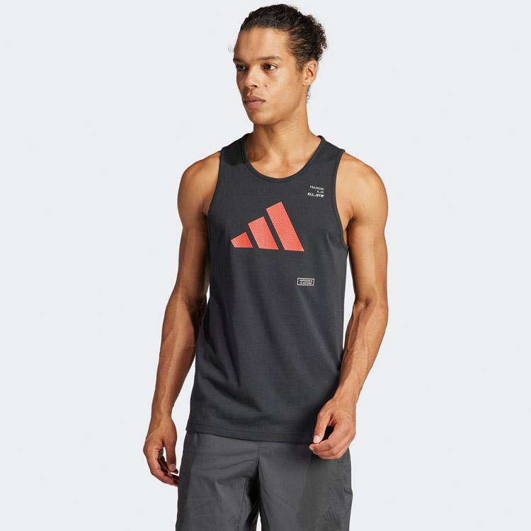 adidas（アディダス） M ALL GYM グラフィック タンクトップ KMD86