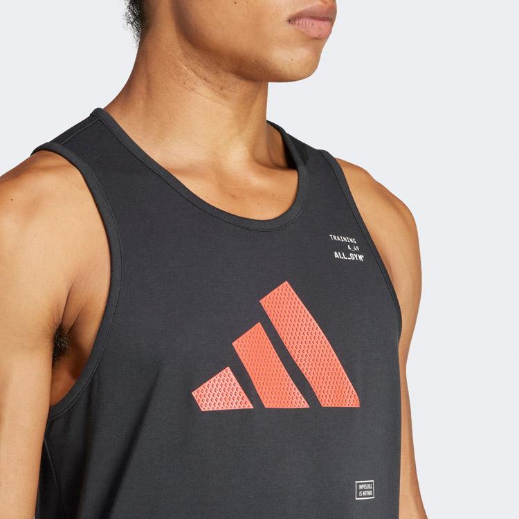 adidas（アディダス） M ALL GYM グラフィック タンクトップ KMD86