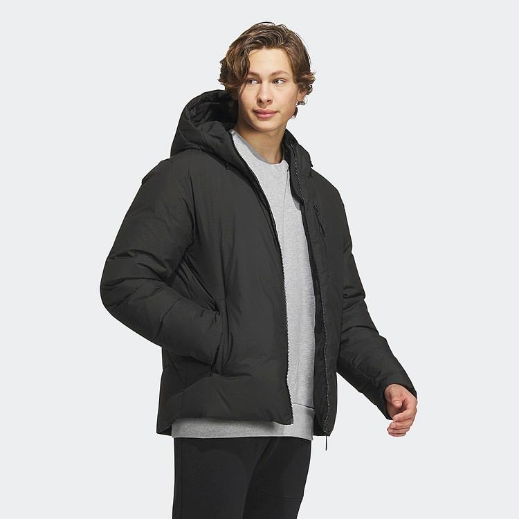 adidas（アディダス） M ESS フードダウンジャケット KOU11-IT8716