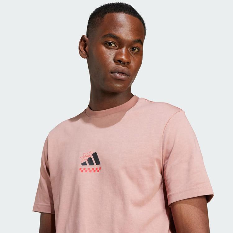 adidas（アディダス） ラウンジ ピザグラフィック 半袖Tシャツ KPJ92