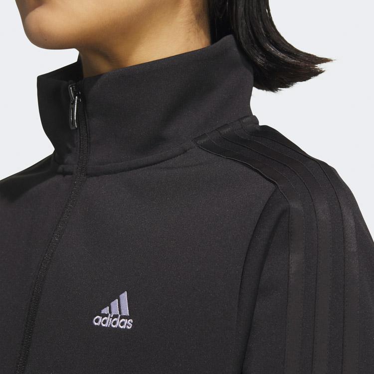 【adidas】トラックジャケット セットアップ　レディース 新品L Adidasトラックトップ フーディージャケット JX2698