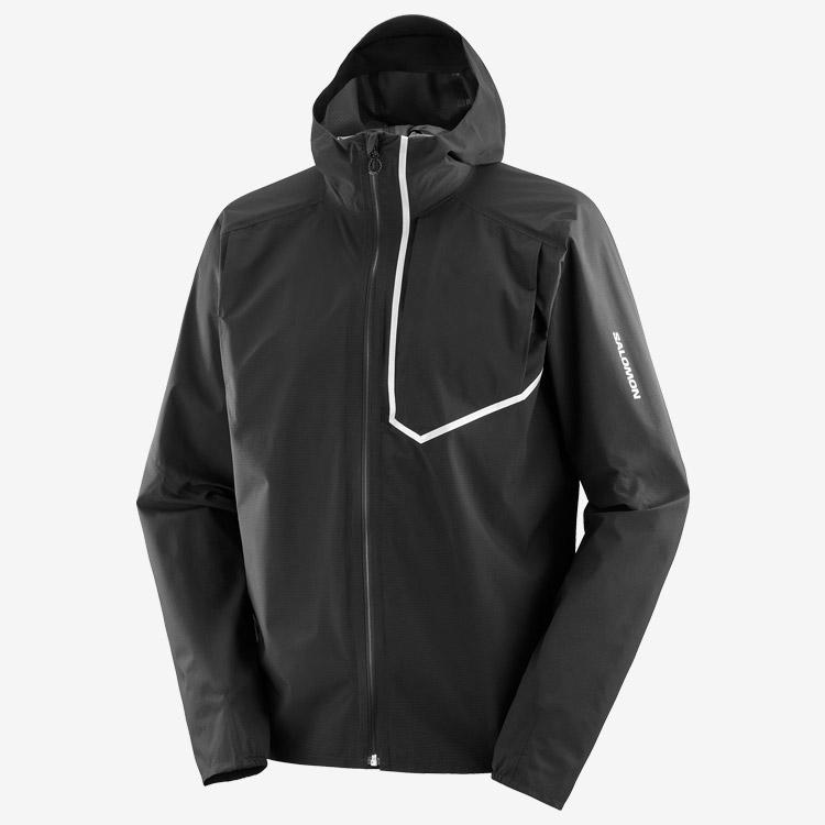 【新品試着のみ】SALOMON BONATTI TRAIL / メンズ　Lサイズ SALOMON サロモン トレイルランニング レインジャケット BONATTI TRAIL