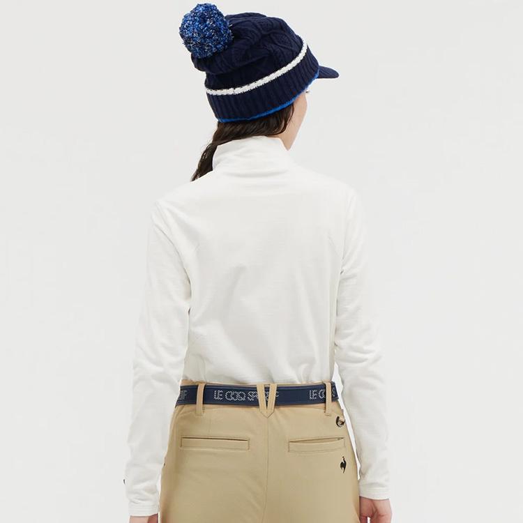 ルコックゴルフ 裏起毛モックネックシャツ レディース 2025秋冬 ゴルフ