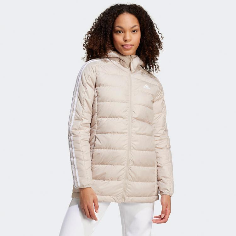 adidas（アディダス） W ESS 3S ライトダウン フーディジャケット