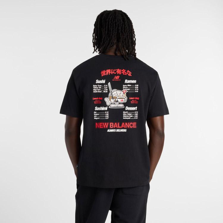 M.U.L Tシャツ New Balance（ニューバランス） ラーメンTシャツ MT61H51D-BK メンズ