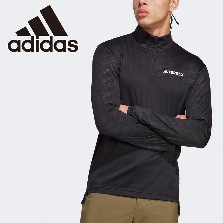 Terrex テレックスマルチハーフジップ長袖TシャツHT9501 adidas Amazon | [アディダス] 長袖 Tシャツ テレックス マルチ ハーフジップ