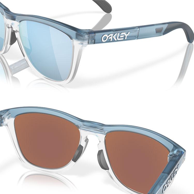 オークリー メンズ サングラス フロッグスキン レンジ OO9284A-0955 Oakley Frogskins Range Asian Fit 偏光レンズ 国内正規品｜ezone｜05