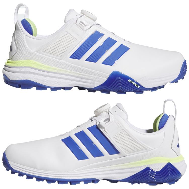 新品NEWアディダスアディパワー26SLボアOOM30スパイクレスブルー25.5 ADIDAS GOLF アディダスゴルフ アディパワー 26 SL ボア メンズ