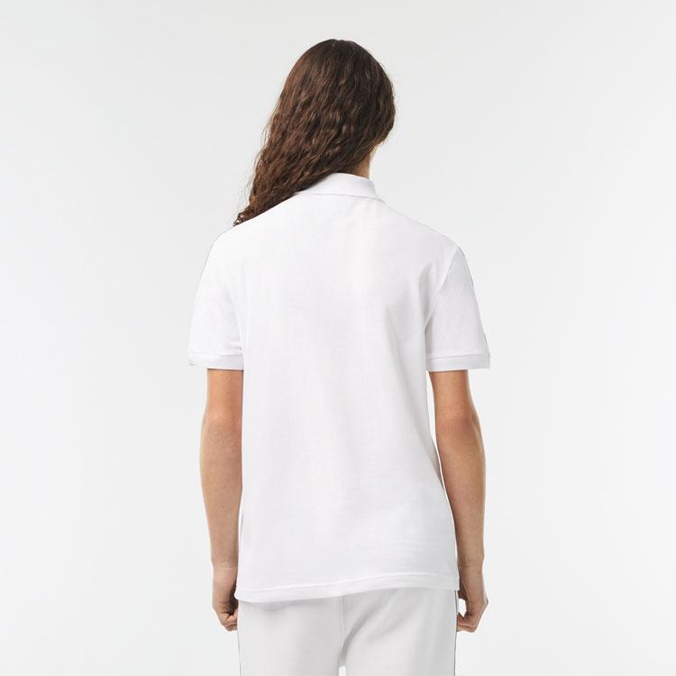 LACOSTE（ラコステ） 鹿の子地ポロシャツ ショルダーテーピング メンズ