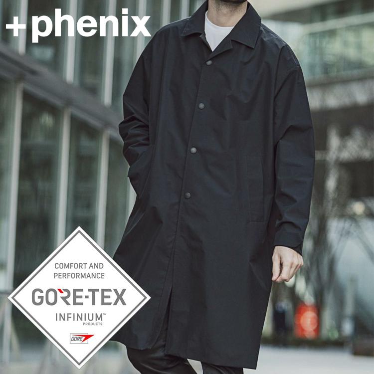 完璧 ポイント15倍対象 プラスフェニックス +phenix GORE-TEX INFINIUM PAINE メンズ POO22029 ロングコート ゴアテックス 商い COAT