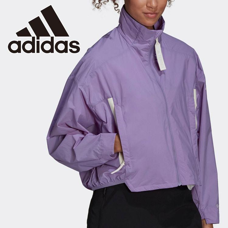 adidas アディダス レディースジャケット 新品未使用 adidas アディダス レディース ウーブン ルーズフィット ジャケット