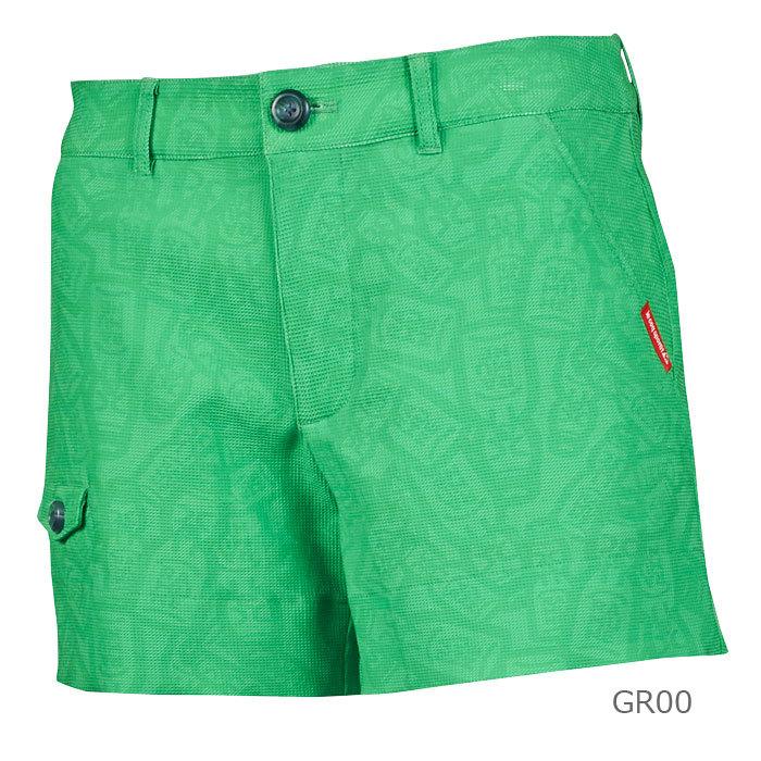 ルコックゴルフ ラムネ柄ストレッチワッフルショートパンツ レディース 返品交換不可 ゴルフウェア 春夏 Qgwpjd51