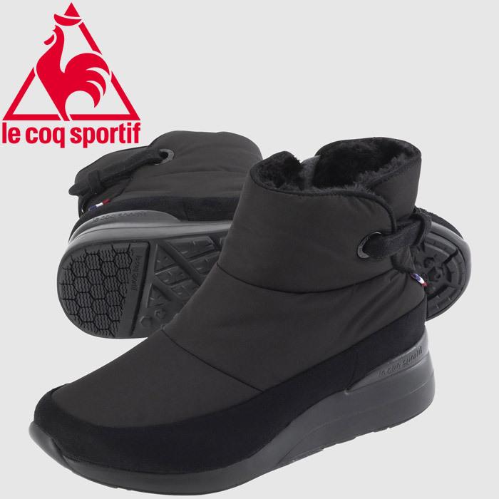 ルコック Le Coq Sportif ライフスタイル デュアン キルト Duint Quilt Ql3qjdbk レディースシューズ ハイカット 黒靴 黒スニーカー ブラック イーゾーン スポーツ Paypayモール店 通販 Paypayモール