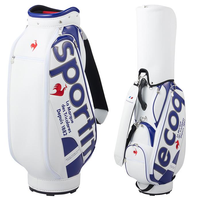 ルコックゴルフ 大口径 キャディバッグ 9.5型 グラフィックデザイン 2023秋冬モデル QQBWJJ04 