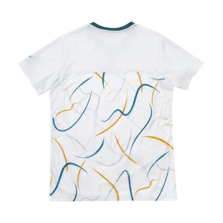 ルコックスポルティフ テニスウェア半袖Tシャツ QTMQJA00白 メンズL新品 le coq sportif（ルコックスポルティフ） ルコック スポルティフ