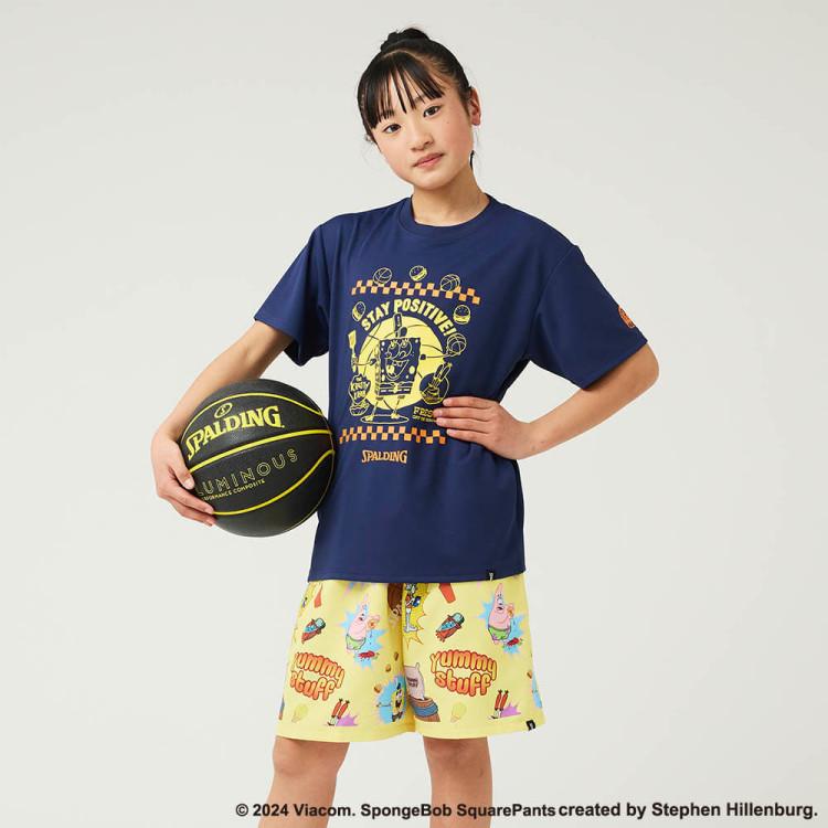 SPALDING（スポルディング） KIDS ジュニアTシャツ スポンジ・ボブ