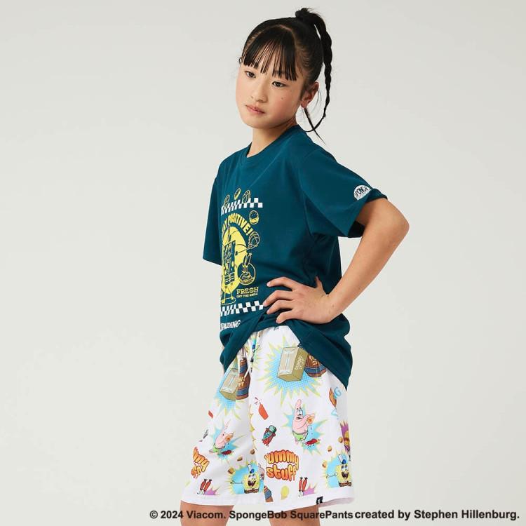 SPALDING（スポルディング） KIDS ジュニアTシャツ スポンジ・ボブ