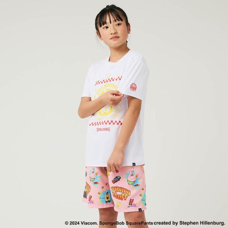 SPALDING（スポルディング） KIDS ジュニアTシャツ スポンジ・ボブ