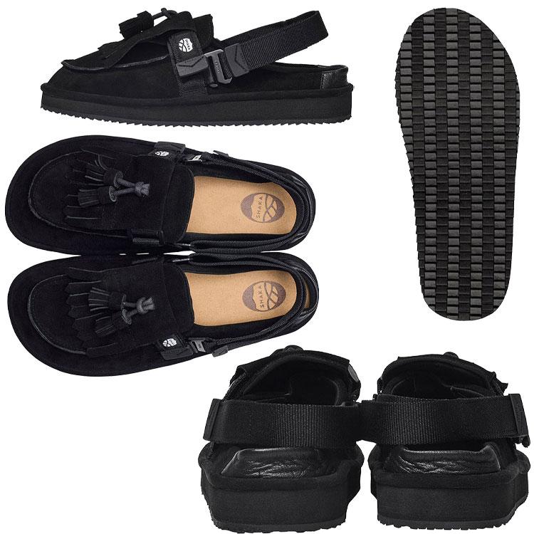 SHAKA（シャカ） MOC MULE TASSEL SUEDE キルトタッセル付きミュール