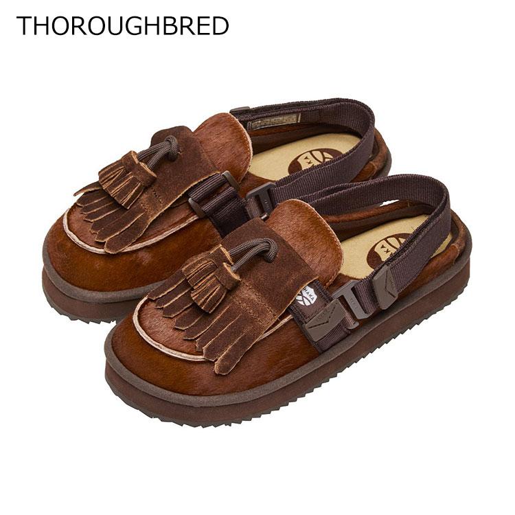 SHAKA（シャカ） MOC MULE TASSEL COWHAIR キルトタッセル付きミュール