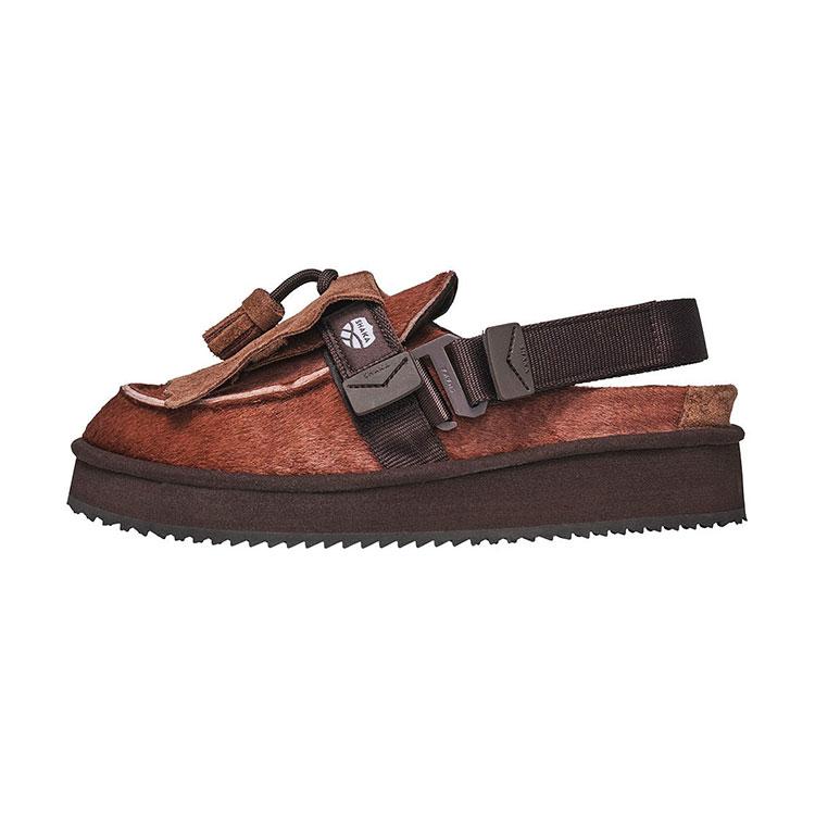 SHAKA（シャカ） MOC MULE TASSEL COWHAIR キルトタッセル付きミュール