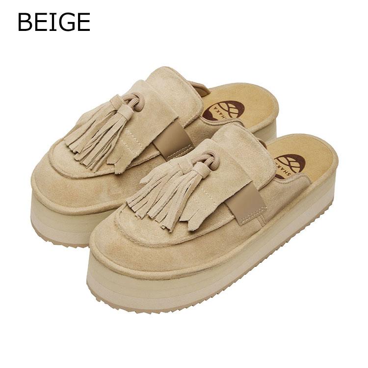 SHAKA シャカ タッセル ローファー ミュール プラットフォーム SHAKA（シャカ） ローファー SHAKA TASSEL LOAFER MULE PLATFORM