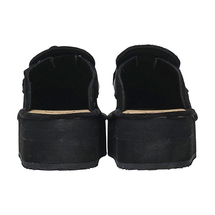 SHAKA シャカ TASSEL LOAFER MULE PLATFORM キルトタッセル付き厚底