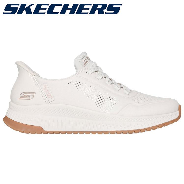 スケッチャーズ SKECHERS（スケッチャーズ） BOBS SQUAD 4-KEY LOOK SKJ-117740-WHT