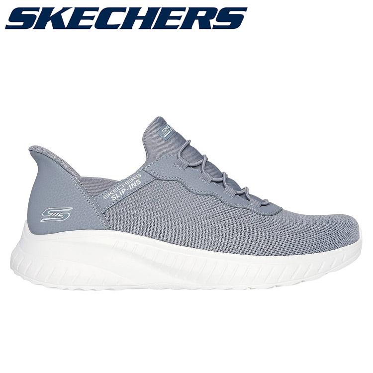 SKECHERS（スケッチャーズ） BOBS SQUAD CHAOS-DAILY HYPE SKJ-118300-GRY メンズ レディース ...
