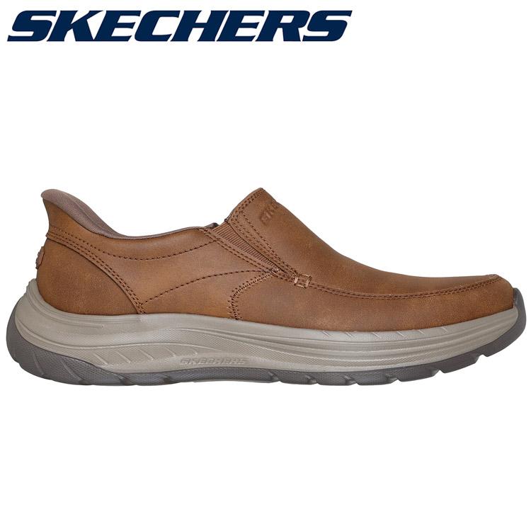 SKECHERS（スケッチャーズ） Hands Free Slip-ins DECKLAN SKJ-205453-BRN メンズ レディース ...