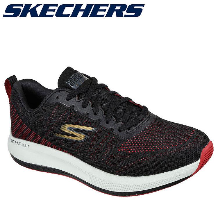 スケッチャーズ GO RUN PULSE STRADA 220096-BKRD メンズシューズ :skj-220096-bkrd:イーゾーン ...
