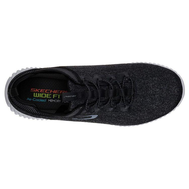 ELITE FLEX- HARTNELL 52642-BKGY メンズシューズ SKECHERS スニーカー 黒靴 黒スニーカー ブラック :skj-52642-bkgy:イーゾーン スポーツ - 通販 -