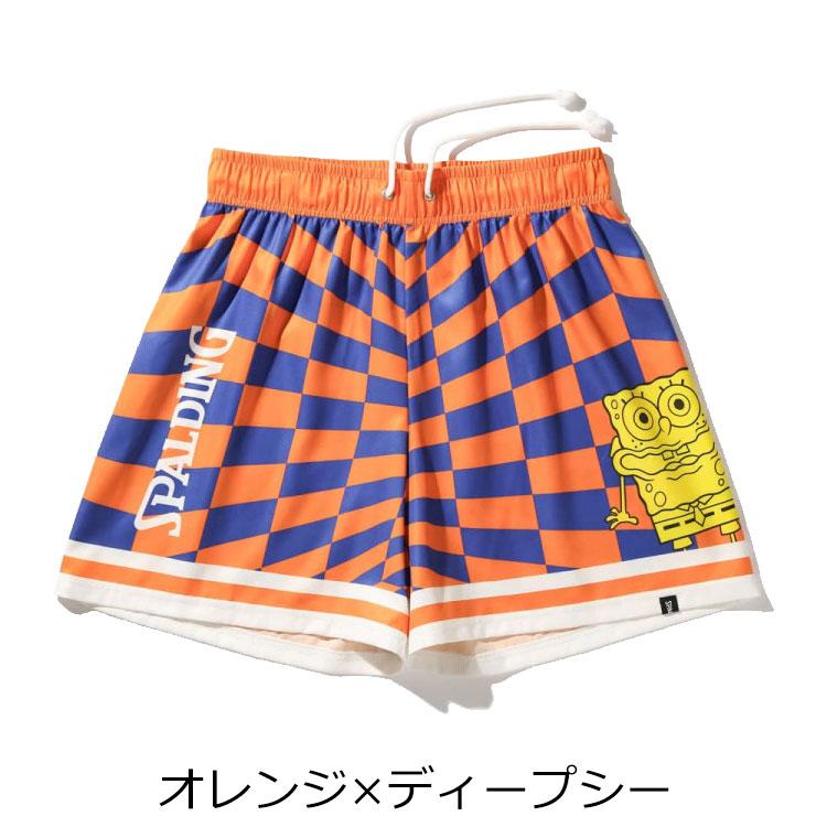 SPALDING（スポルディング） BASKETBALL 布帛ショーツ スポンジ・ボブ