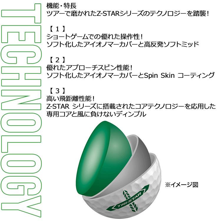 SRIXON スリクソン トライスター ゴルフボール 1ダース 12球入り 2026