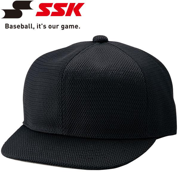 エスエスケイ 超定番 SSK 評価 野球 審判帽子 六方オールメッシュタイプ BSC46BK