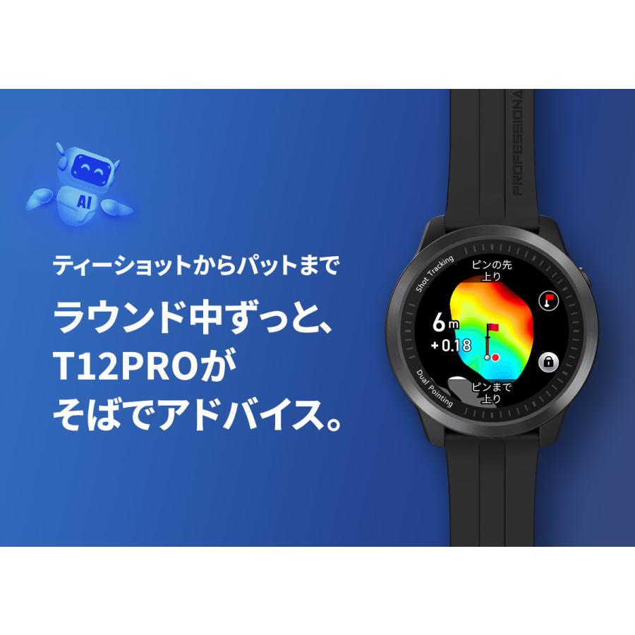 VOICE CADDIE（ボイスキャディ） T12 プロ GPS ゴルフ ウォッチ 腕時計