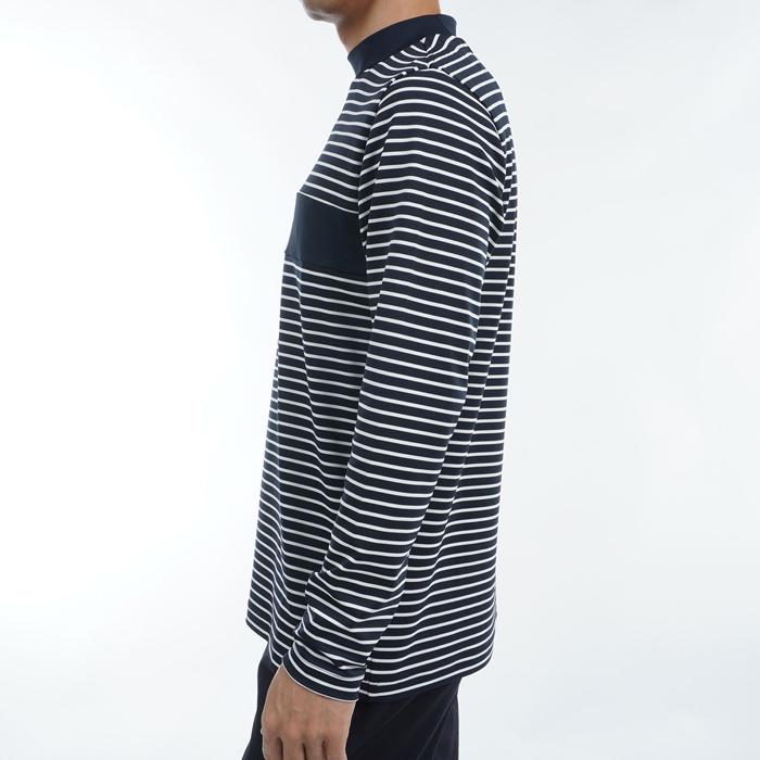 【SALE】トミーヒルフィガー ゴルフ長袖モックネックシャツ (THMA454) トミーヒルフィガーゴルフ(TOMMY HILFIGER GOLF) ゴルフウェア 長袖